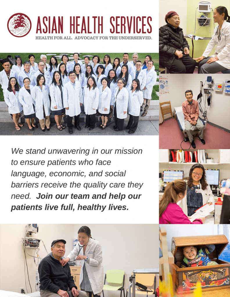 Medical Provider Positions ASIAN HEALTH SERVICES