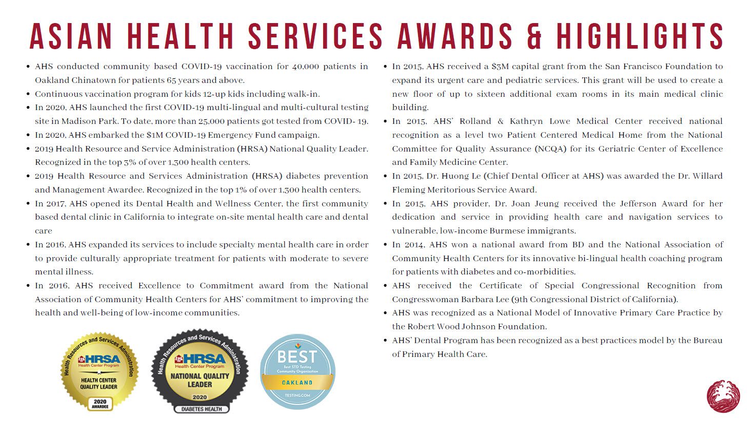 AHS Stories – ASIAN HEALTH SERVICES
