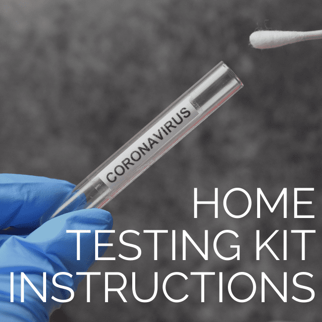 Patient Health Info: Home Testing Kit Instructions