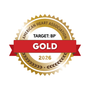 American Heart Association Target: BP Gold award, 2026